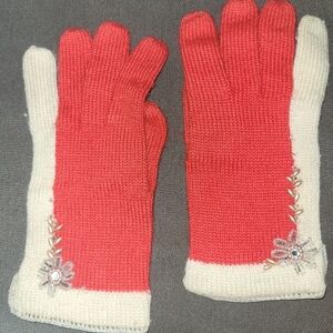 Vintage holiday gloves small/medium